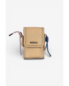 Cartera chica de cuero