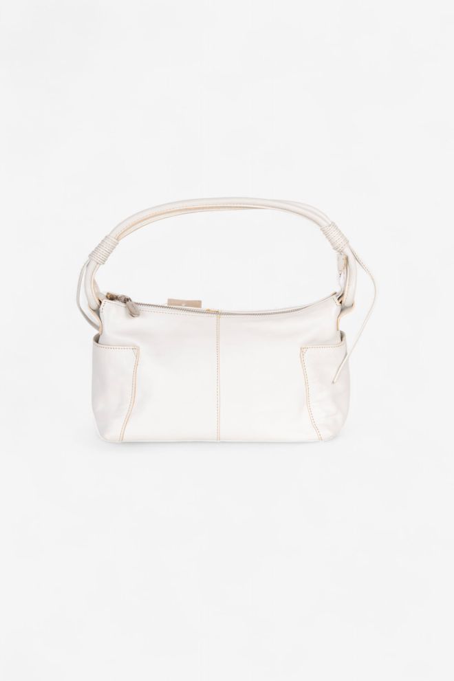 Cartera chica de cuero Prune
