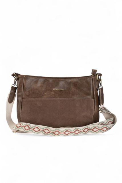 Cartera chica de cuero Hush Puppies