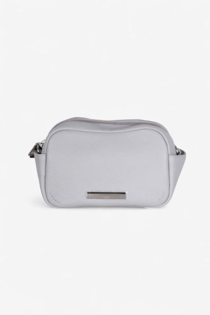 Cartera chica de cuero Prune