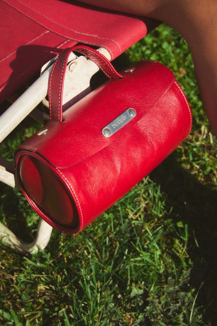 Cartera chica de cuero Blaqué
