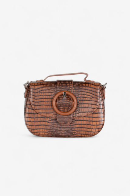 Cartera chica de cuero