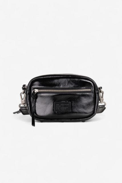 Cartera chica de cuero Prune