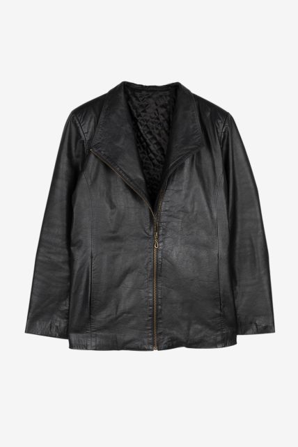 Abrigo de cuero MARCA NACIONAL