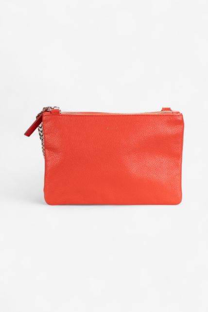 Cartera chica de cuero