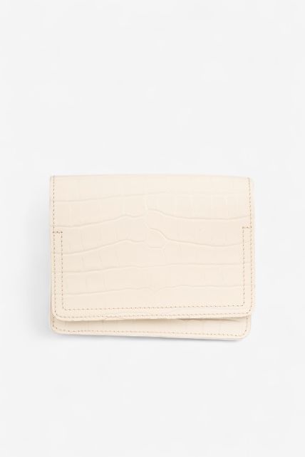 Cartera chica de cuero