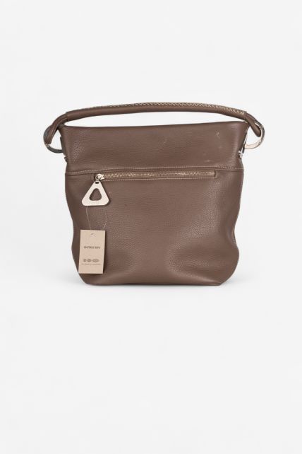 Cartera chica de cuero
