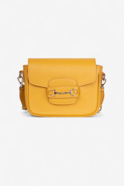 Cartera chica de cuero