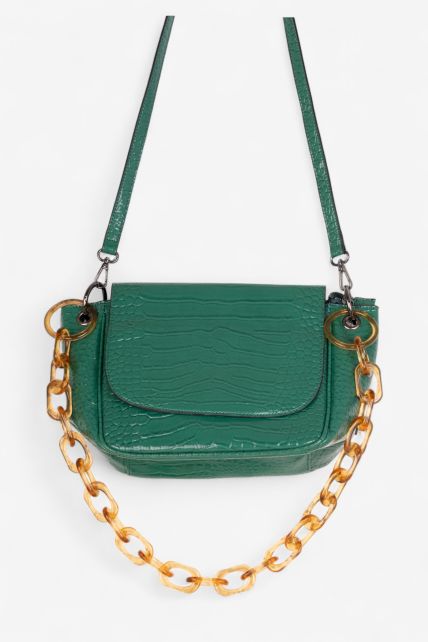 Cartera grande de cuero