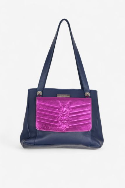 Cartera grande de cuero