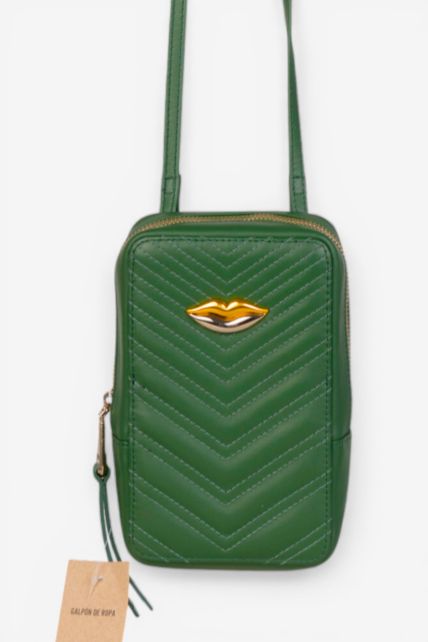 Cartera chica de cuero