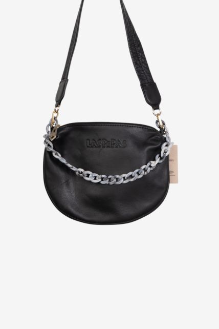 Cartera chica de cuero