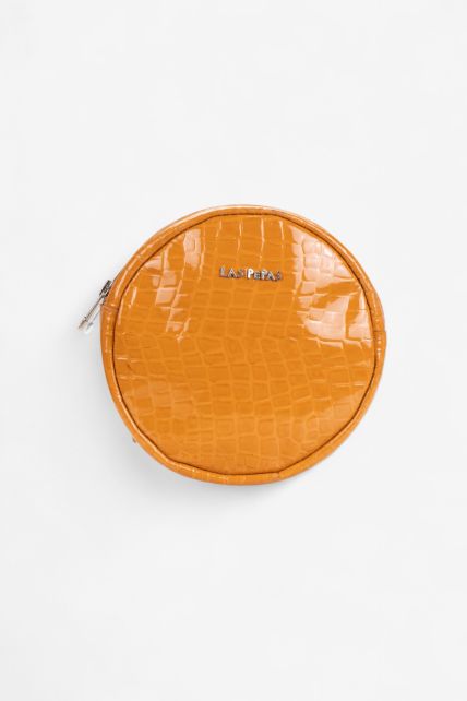 Cartera chica de cuero