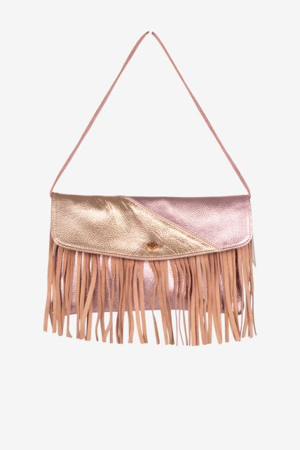 Cartera chica de cuero