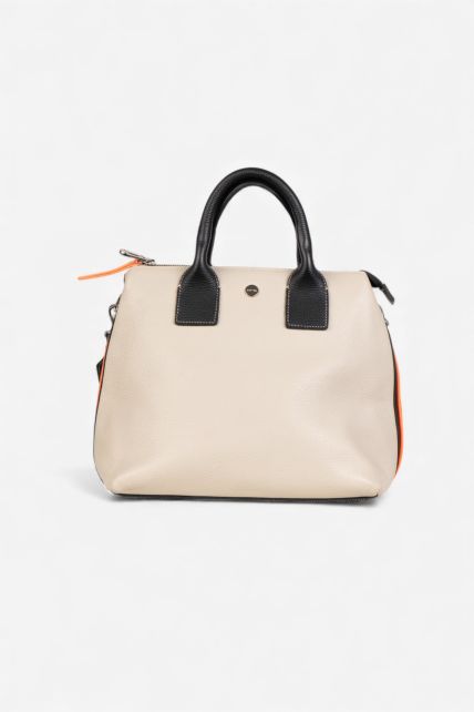 Cartera grande de cuero