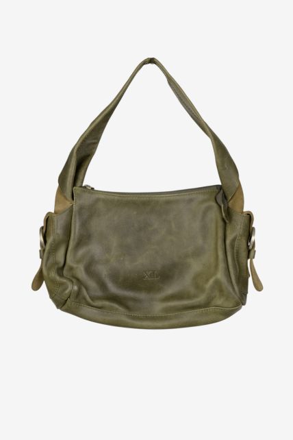 Cartera chica de cuero