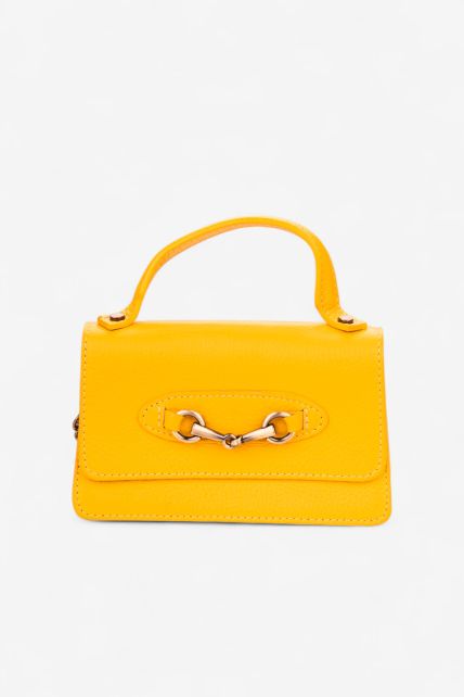 Cartera chica de cuero MARCA INTERNACIONAL - Second Image