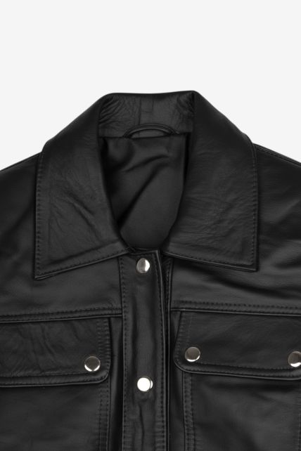 Abrigo de cuero - Second Image